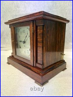 Seth Thomas Sonora 4 Bell Westminster Chime Clock No 00-1914 Adamantine Mahogany