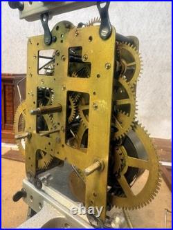 Seth Thomas Sonora 4 Bell Westminster Chime Clock No 00-1914 Adamantine Mahogany