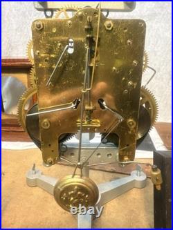 Seth Thomas Sonora 4 Bell Westminster Chime Clock No 00-1914 Adamantine Mahogany