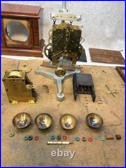 Seth Thomas Sonora 4 Bell Westminster Chime Clock No 00-1914 Adamantine Mahogany