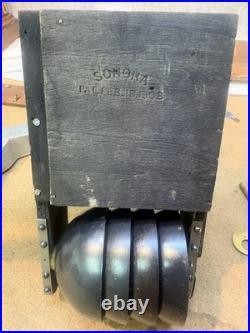 Seth Thomas Sonora 4 Bell Westminster Chime Clock No 00-1914 Adamantine Mahogany