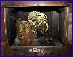 Seth Thomas Sonora Chime On 4 Bells Antique Adamantine Mantle Clock