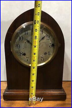 Seth Thomas Sonora Chime Westminster Jewelers Hennegen Bates 5 Bell Mantel Clock