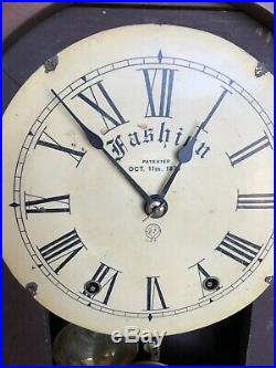 Seth Thomas Southern Calendar Clock Co Antique Double Dial Regulator