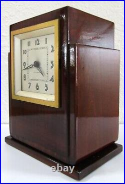 Seth Thomas Stunning 1940's Art Deco Electric Wooden Clock