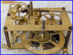 Seth Thomas Time Only Movement for Office #4 and #5 Clocks, Refurbished