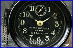 Seth Thomas US Navy Mark I Boat Clock 1941