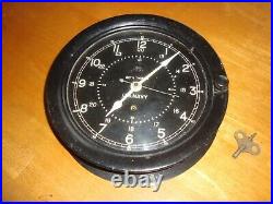 Seth Thomas US Navy Ship's Clock #5165 WWII Era