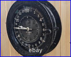 Seth Thomas U S NAVY Ship Clock WWII Seth Thomas U S NAVY Ship Clock WWII