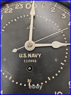 Seth Thomas U S NAVY Ship Clock WWII Seth Thomas U S NAVY Ship Clock WWII