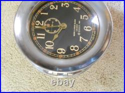 Seth Thomas U. S. Navy Mark I Deck Clock Heavy Case WWII 1941 Seth Thomas U. S. Navy Mark I Deck Clock Heavy Case WWII 1941