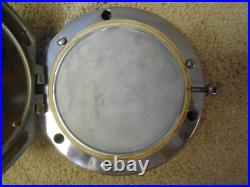 Seth Thomas U. S. Navy Mark I Deck Clock Heavy Case WWII 1941 Seth Thomas U. S. Navy Mark I Deck Clock Heavy Case WWII 1941