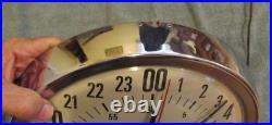 Seth Thomas Vintage Military Time Wall Clock 24hr Electric