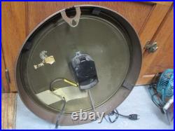Seth Thomas Vintage Military Time Wall Clock 24hr Electric