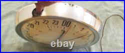Seth Thomas Vintage Military Time Wall Clock 24hr Electric