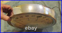 Seth Thomas Vintage Military Time Wall Clock 24hr Electric