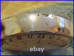 Seth Thomas Vintage Military Time Wall Clock 24hr Electric