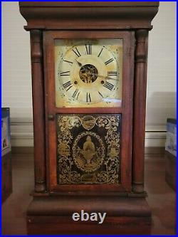 Seth Thomas Vintage One Of a Kind Waterfall Clock 1800s