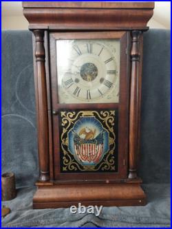 Seth Thomas Vintage One Of a Kind Waterfall Clock 1800s Seth Thomas Vintage One Of a Kind Waterfall Clock 1800s