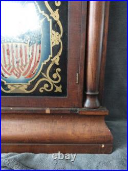 Seth Thomas Vintage One Of a Kind Waterfall Clock 1800s Seth Thomas Vintage One Of a Kind Waterfall Clock 1800s