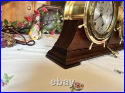 Seth Thomas Vintage Ship's Bell Clock Barometer Set SHIPMATES