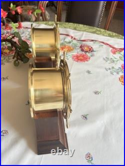 Seth Thomas Vintage Ship's Bell Clock Barometer Set SHIPMATES