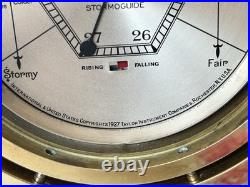 Seth Thomas Vintage Ship's Bell Clock Barometer Set SHIPMATES