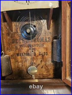 Seth Thomas Vintage Waterfall Clock 1800s