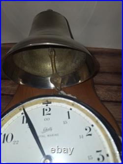 Seth Thomas WWII 8 Day Ship's Clock Working U. S. 1940 BAKELITE & BRASS
