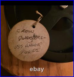 Seth Thomas WWII US Navy Mark 1 Deck Clock Mark I 1943