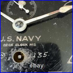 Seth Thomas WW II US Navy Deck Clock No. 1
