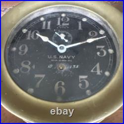 Seth Thomas WW II US Navy Deck Clock No. 1