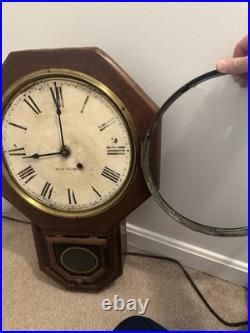 Seth Thomas Wall Clock Untested No Key