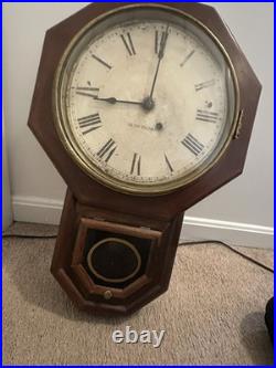 Seth Thomas Wall Clock Untested No Key