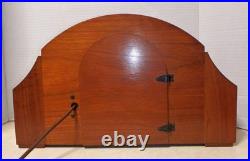 Seth Thomas Westminster Art Deco Mantel Chime Clock 1930s Clean No Key Electric