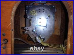 Seth Thomas Westminster Art Deco Mantel Chime Clock 1930s Clean No Key Electric