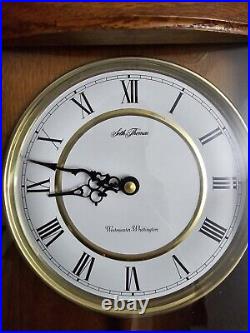 Seth Thomas Westminster-Whittington Chime Pendulum Wall Clock Tested/Working