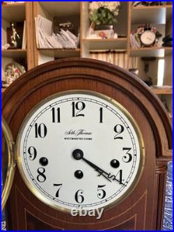 Seth Thomas Westminter chime clock very good sharp working with key