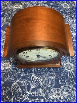 Seth Thomas Westminter chime clock very good sharp working with key
