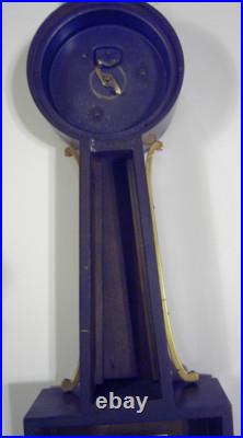 Seth Thomas Wind Up Wall Banjo Clock George Washington Antique Vintage 24 Seth Thomas Wind Up Wall Banjo Clock George Washington Antique Vintage 24