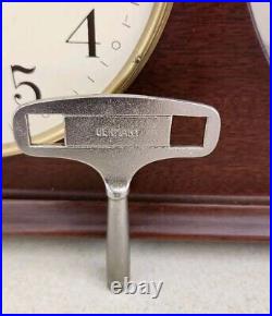 Seth Thomas Woodbury Westminster Chime Clock A401-000 Mantel Clock Germany withKey