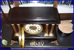 Seth Thomas antique Mantle Clock Fully Restored, 89c Movement Running Nicely