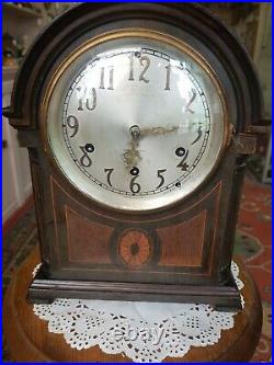 Seth Thomas mantle clock Mayland 5 rod Westminster antique 124A. Running