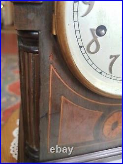 Seth Thomas mantle clock Mayland 5 rod Westminster antique 124A. Running