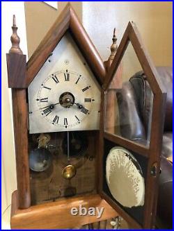 Seth Thomas steeple clock with alarm