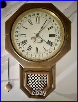 Seth thomas antique clock beautiful wood case