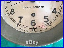 US Lighthouse Service Ship Clock Seth Thomas USLHS