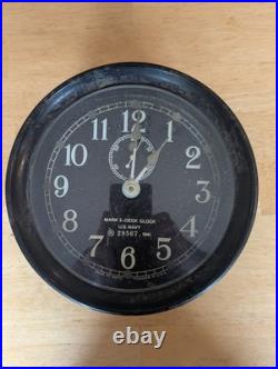 US Navy MARK I DECK CLOCK 1941 Seth Thomas Bakelite Exterior
