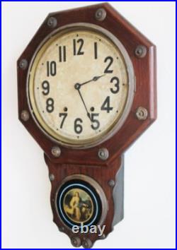 Used Seth Thomas OFFICE No. 2 Wall Clock Antique Regulator Circa 1860 Vintage Used Seth Thomas OFFICE No. 2 Wall Clock Antique Regulator Circa 1860 Vintage