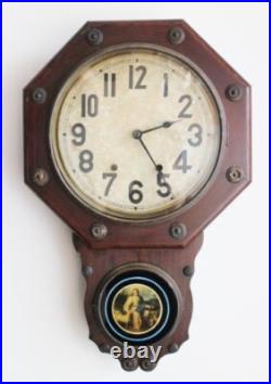 Used Seth Thomas OFFICE No. 2 Wall Clock Antique Regulator Circa 1860 Vintage Used Seth Thomas OFFICE No. 2 Wall Clock Antique Regulator Circa 1860 Vintage